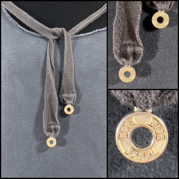 Mossimo Supply Co. (Target) Distressed Pullover Hoodie Small Black 100% Cotton - Picture 6 of 14